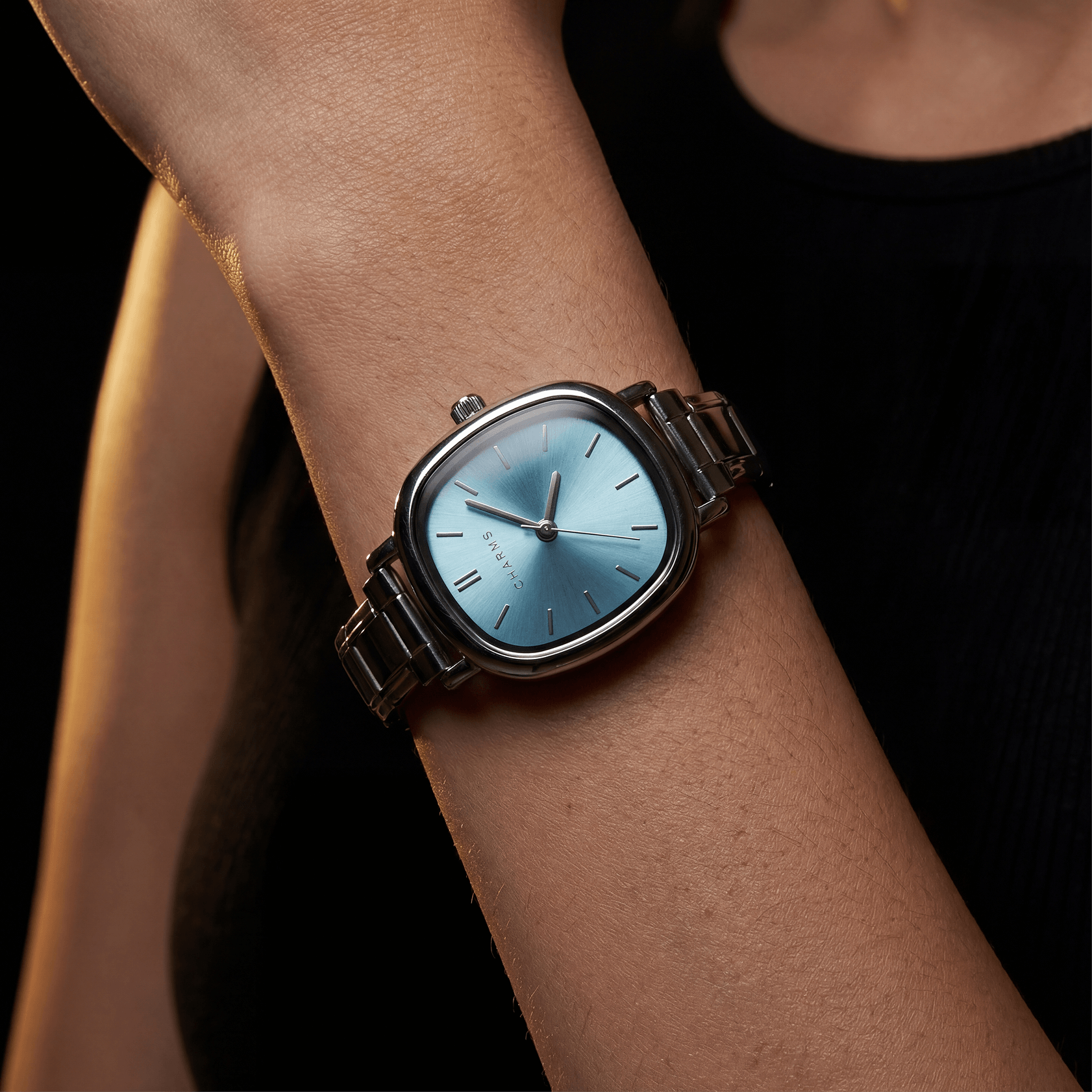 Capri – Édition argentée cadran bleu