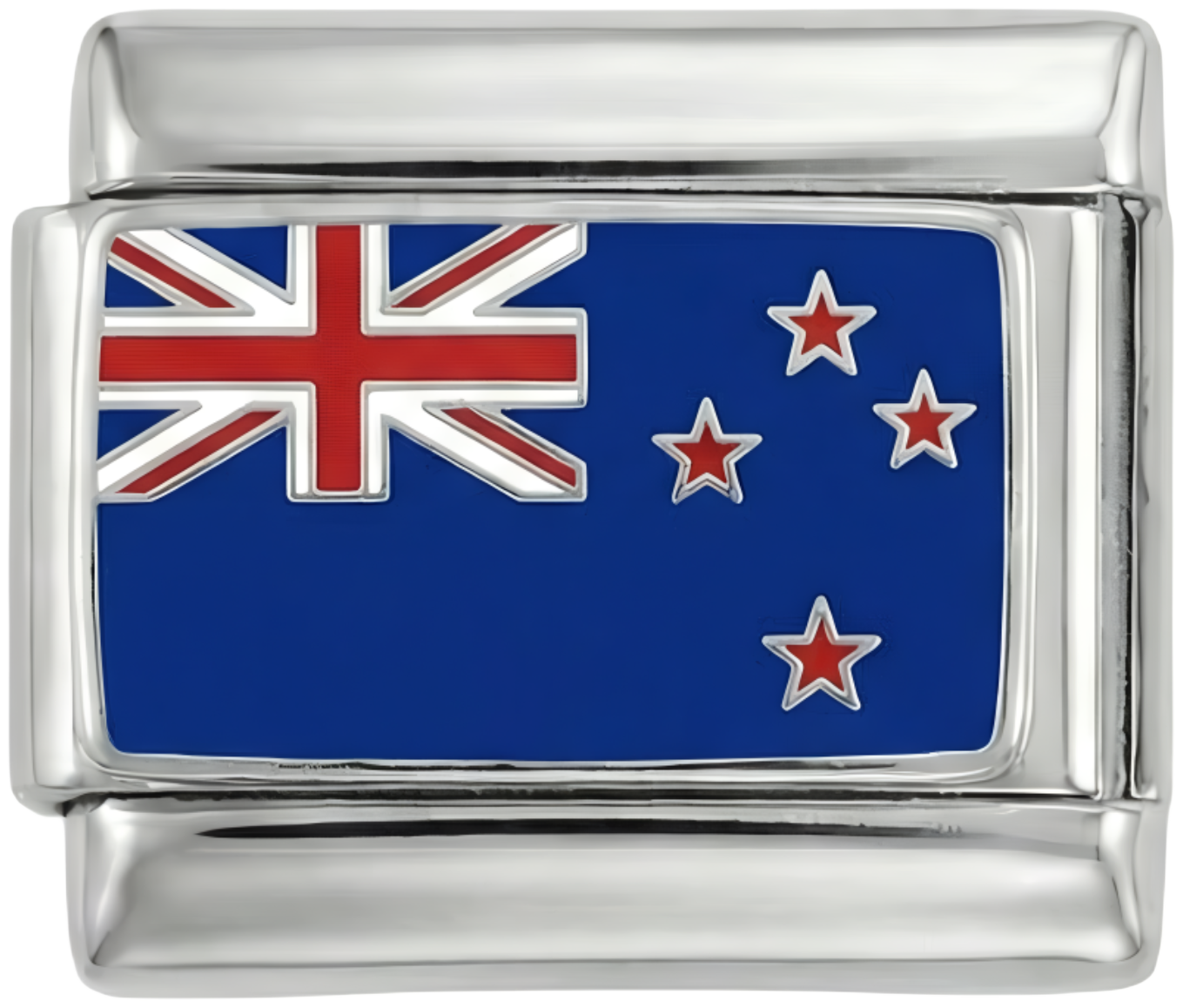 Drapeau de la Nouvelle-Zélande, sur argent
