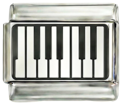 Piano, sur argent