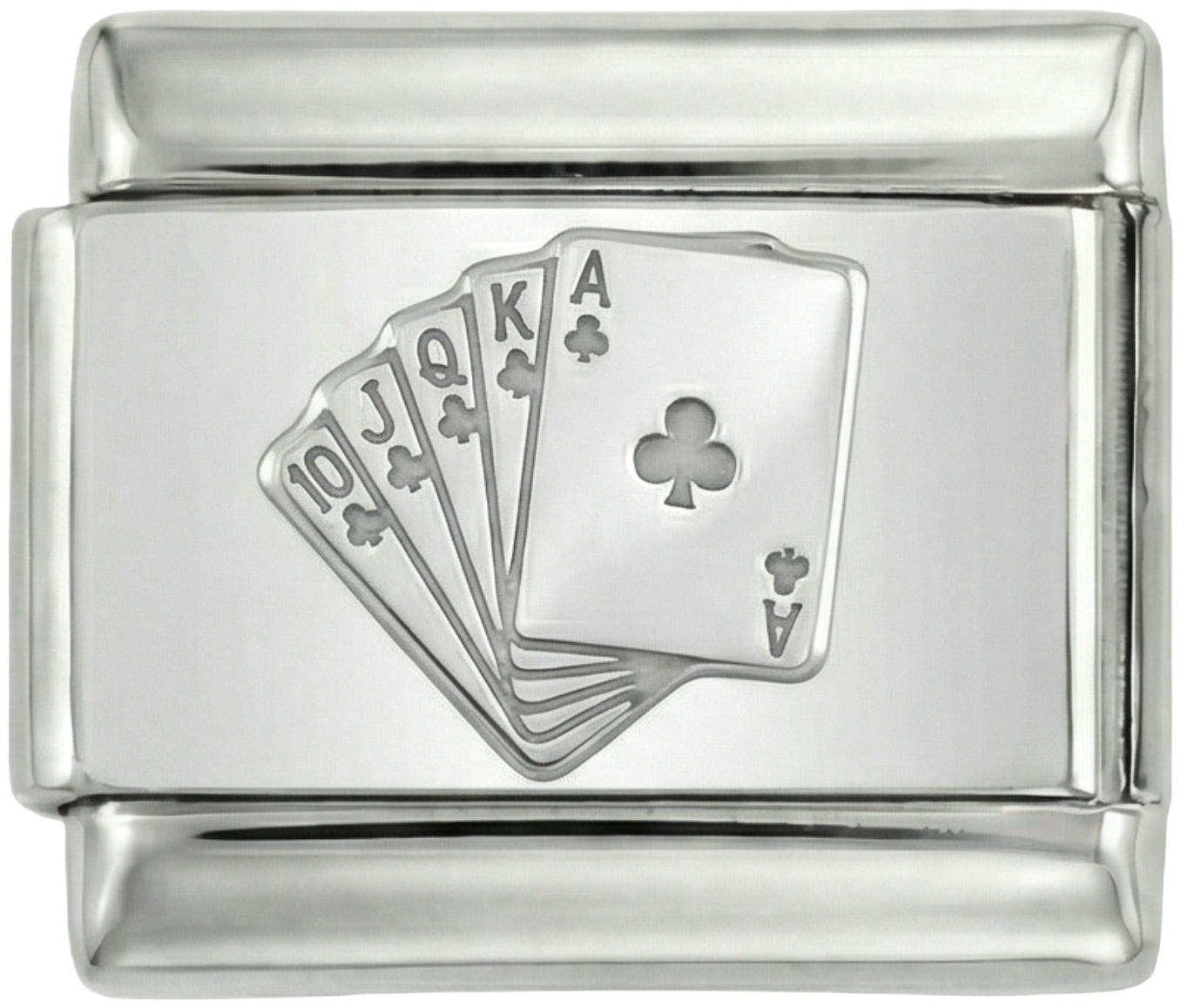 Royal Flush, on Silver