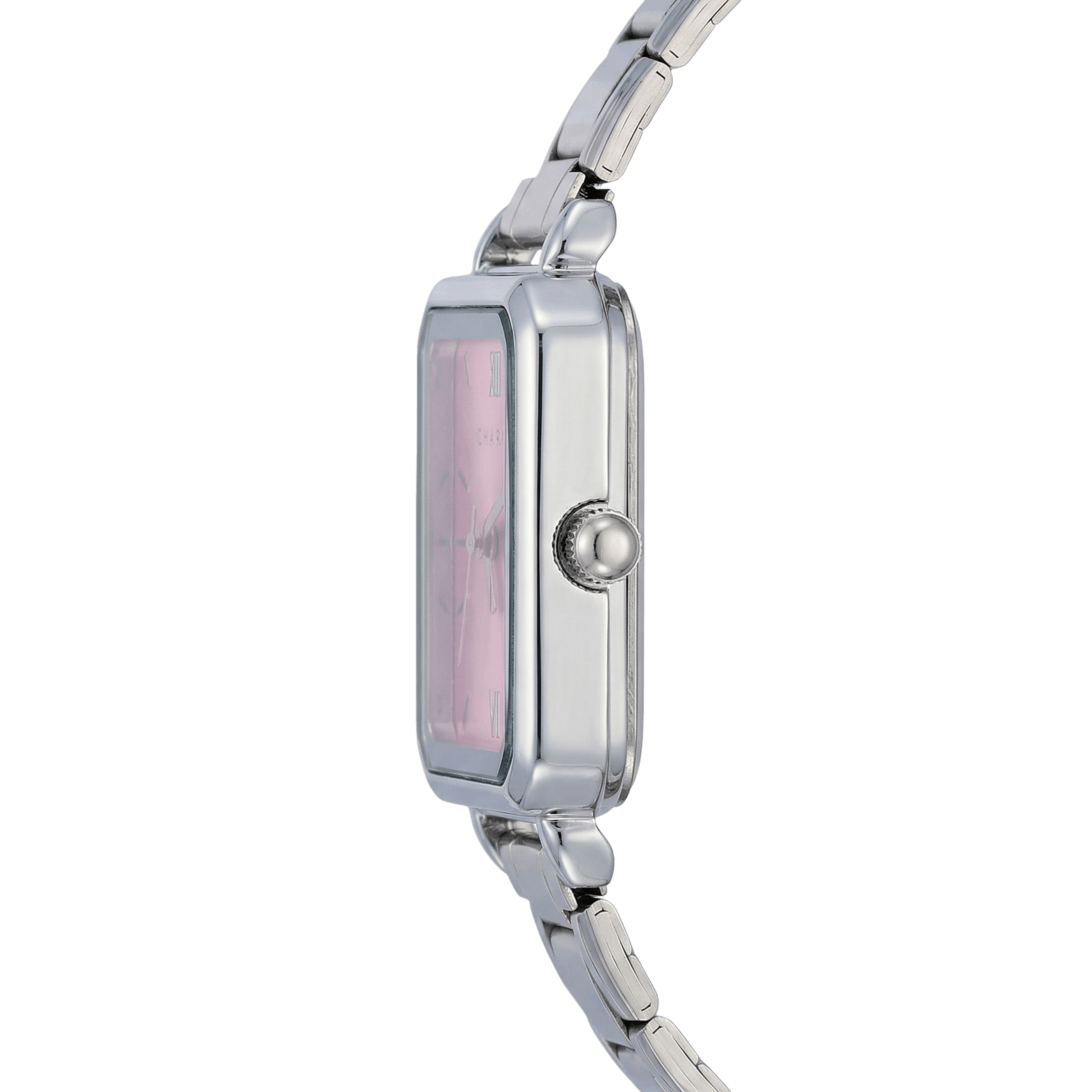 Como – Édition argentée cadran rose