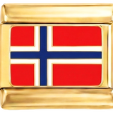 Drapeau norvégien en or
