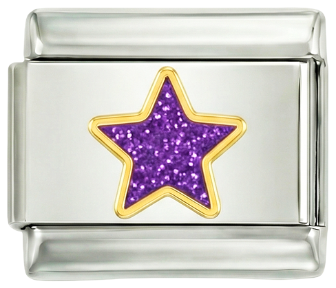 Purple Star with Glitter, on Silver - Purple-Star-with-Glitter-on-Silver.png