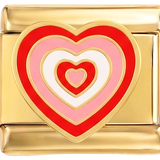 ستُضاف لاحقًا - قلوب حمراء ووردية على ذهب