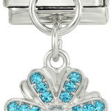 سيُضاف لاحقًا - زهرة فيروزية مع أحجار