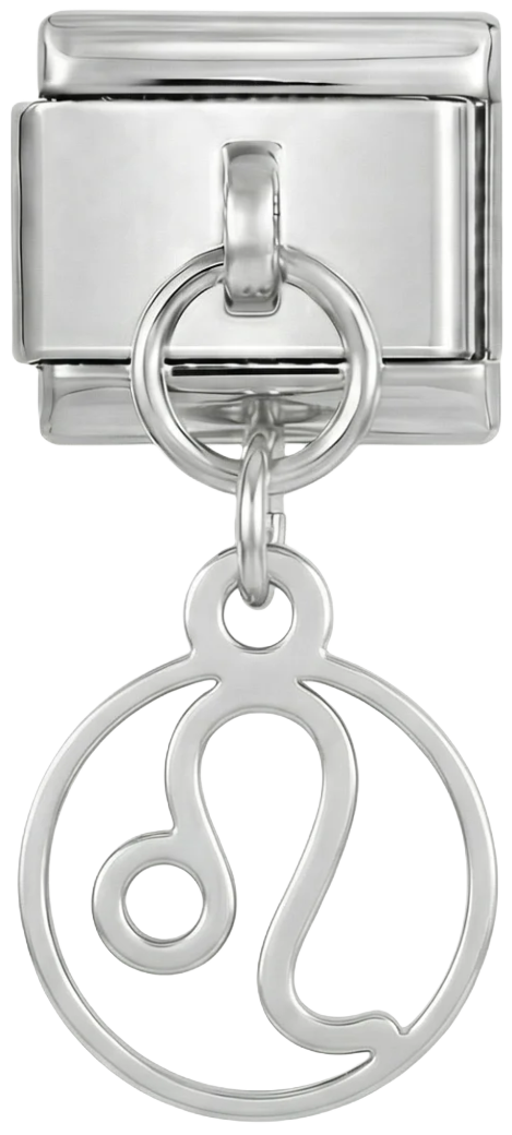 Leo Sign, on Silver - leo-sign-on-silver.png