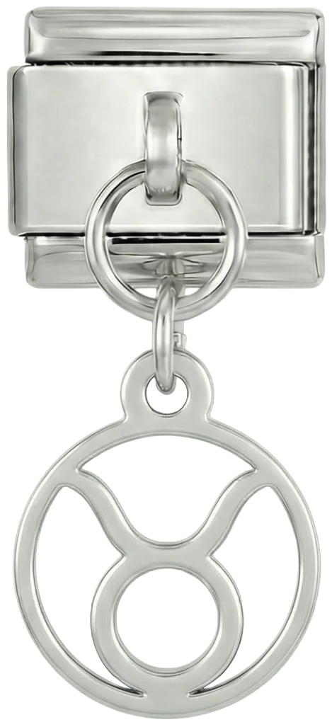 Taurus Sign, on Silver - taurus-sign-on-silver.png